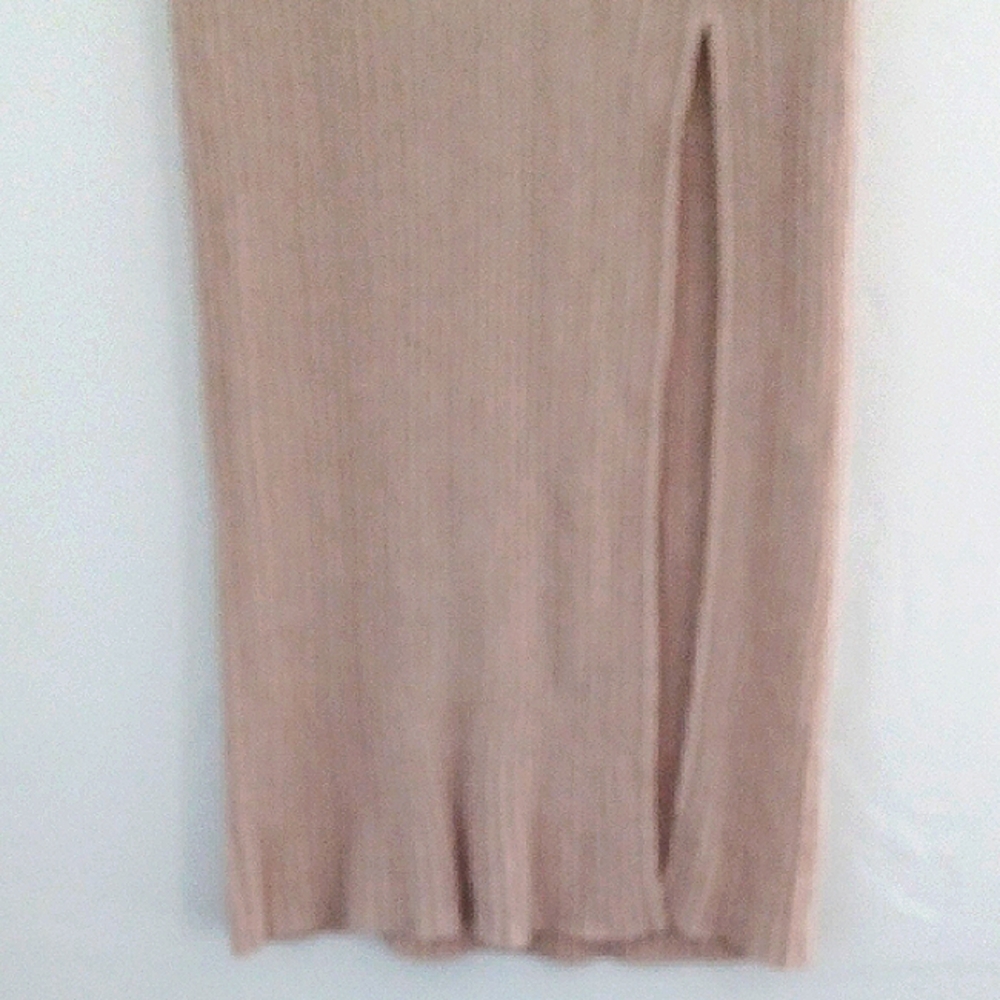 Cotton On Blush Pink Women's Ribbed Maxi Skirt X-Large - Picture 6 of 10